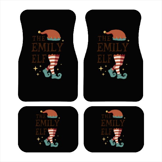 The Emily Elf - Christmas Pajama for Emily Car Mats