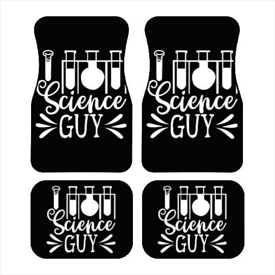 Science Guy Nerd Geek Teacher Student Gift Ideas Car Mats