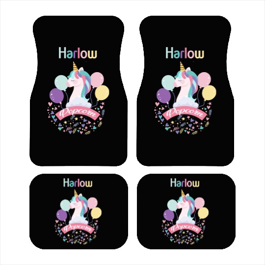Harlow And Popcorn Merch Popcorn The Pony Car Mats