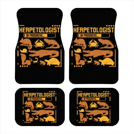 Future Herpetologist Zoology Reptile Lover Car Mats