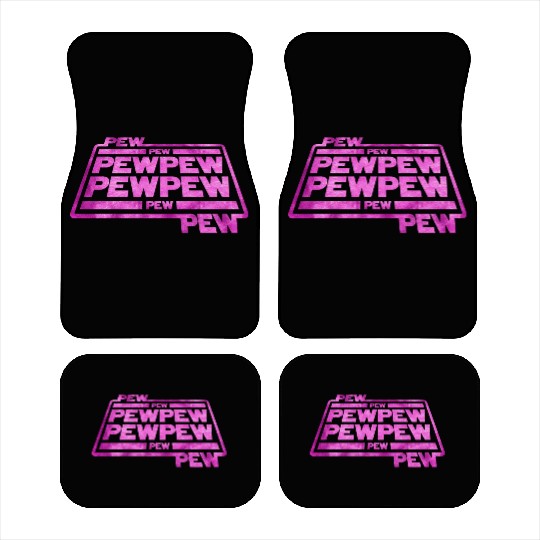 Pew Pew Pew Car Mats