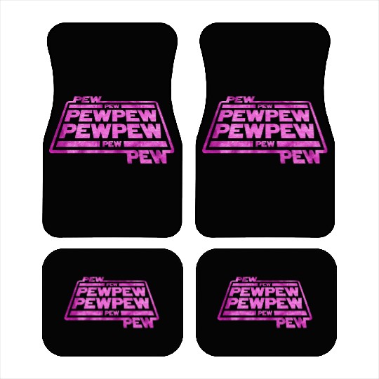 Pew Pew Pew Car Mats