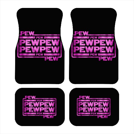Pew Pew Pew Car Mats