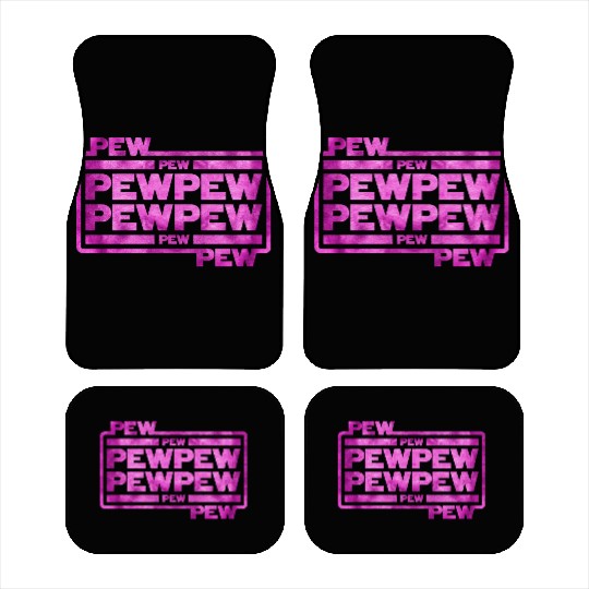 Pew Pew Pew Car Mats