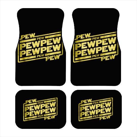 Pew Pew Pew Car Mats
