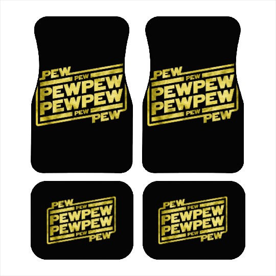 Pew Pew Pew Car Mats