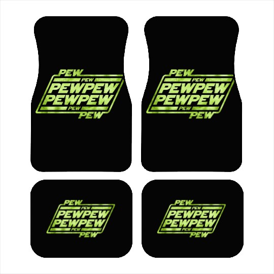 Pew Pew Pew Car Mats