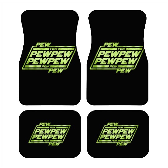 Pew Pew Pew Car Mats