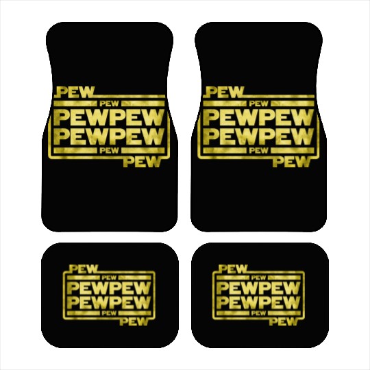 Pew Pew Pew Car Mats