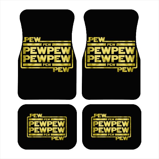 Pew Pew Pew Car Mats