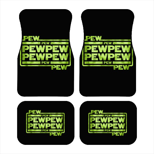 Pew Pew Pew Car Mats