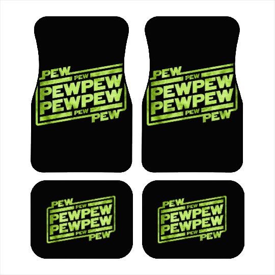 Pew Pew Pew Car Mats