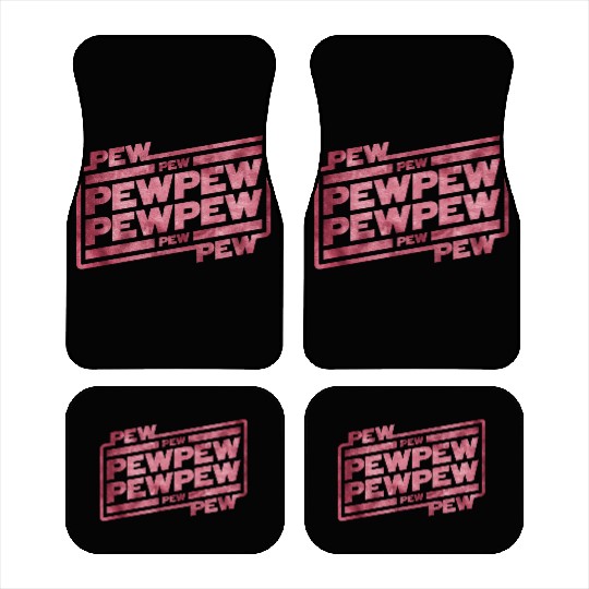 Pew Pew Pew Car Mats