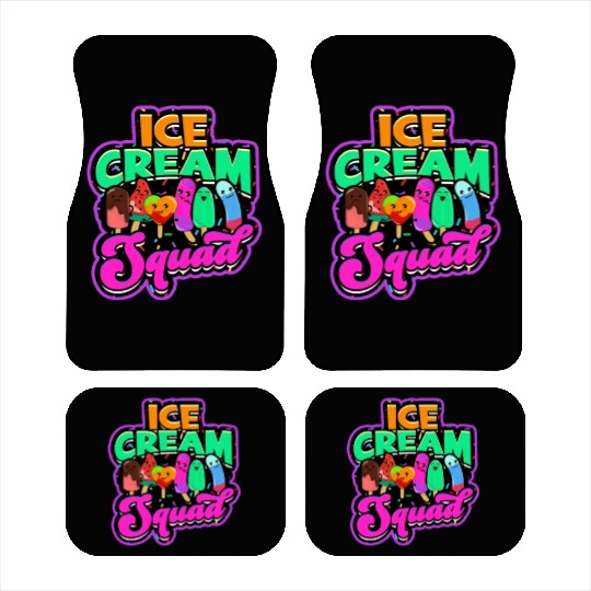 Ice Cream Squad - ice cream Car Mats