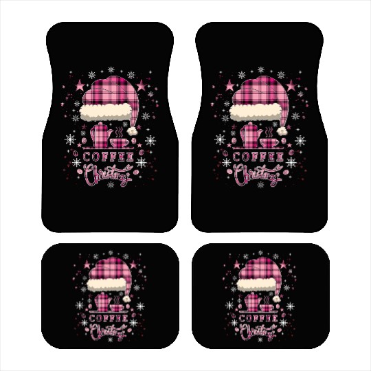 Coffee Lovers Christmas Coffee Car Mats