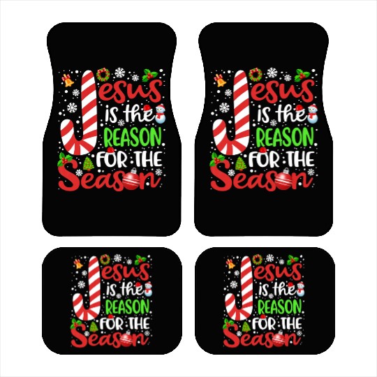 Jesus Is The Reason For The Season Christmas Car Mats