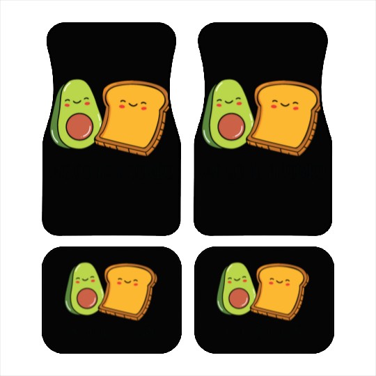 Siblings Avocado Toast Combo Big Sister Brother Car Mats