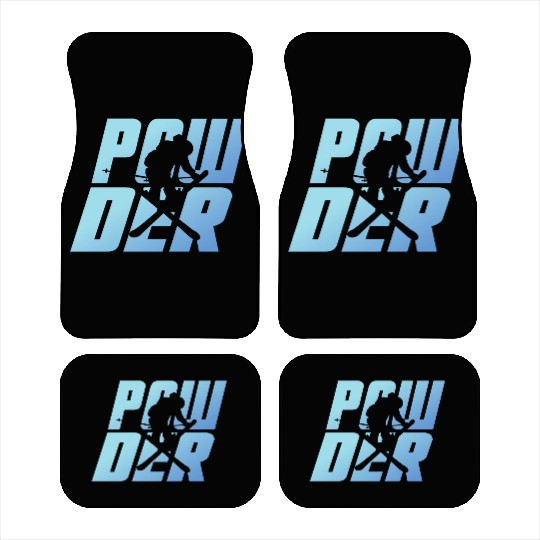 Ski Freestyle, Skiing, Skier - Powder Car Mats