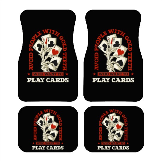 Poker Casino Poker Player Gambling Roulette Gift Car Mats
