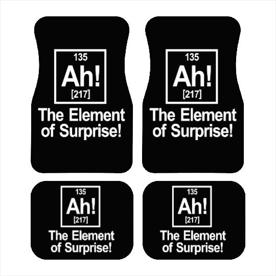 Ah Element Of Surprise Car Mats