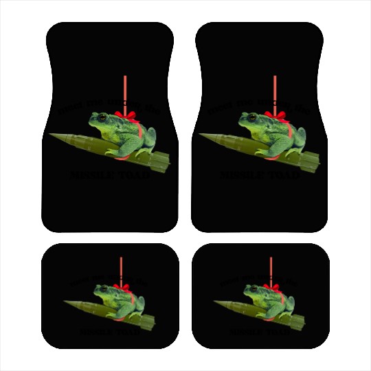 Meet me under the missile toad – mistletoe pun Car Mats