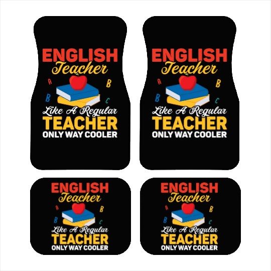 English Teacher Like A Regular Teacher Grammar Lan Car Mats