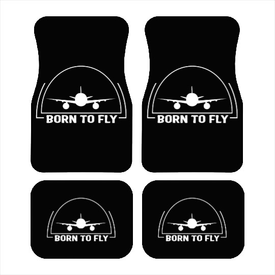 Pilot Car Mats, Born To Fly Traffic Controller