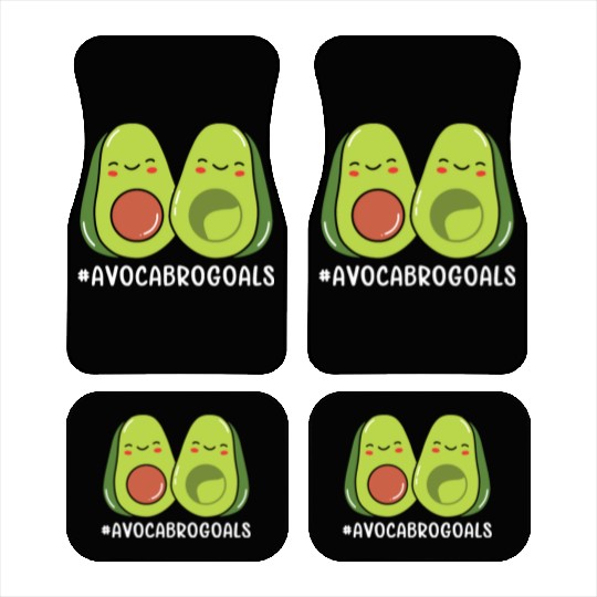 Sibling Big Brother Avocado Goals Hilarious Puns Car Mats