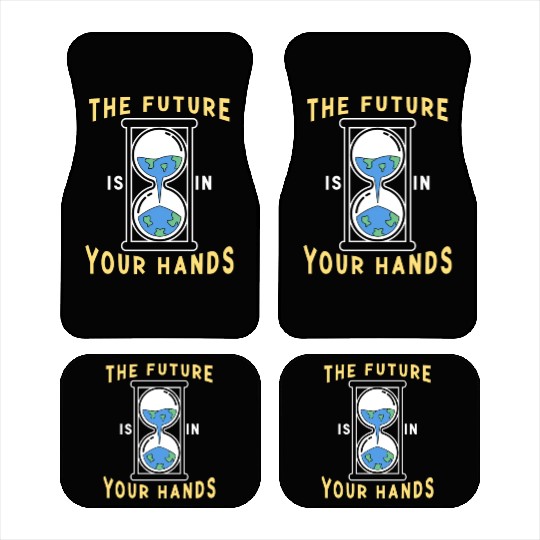 Earth Hour Time Environmentalist Save The Planet Car Mats