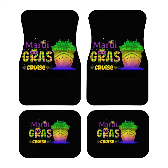 Mardi Gras Cruise Mardi Gras Carnival Trip Funny Car Mats
