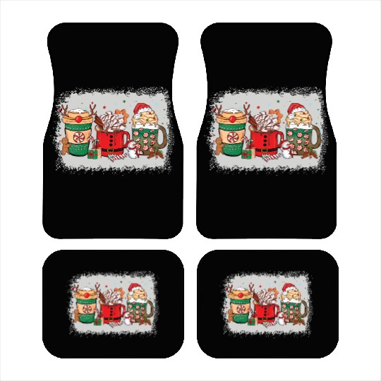 Christmas Hot Chocolate Cup Car Mats