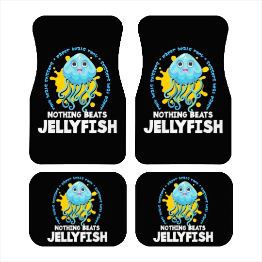 Nothings Beats Jellyfish Car Mats