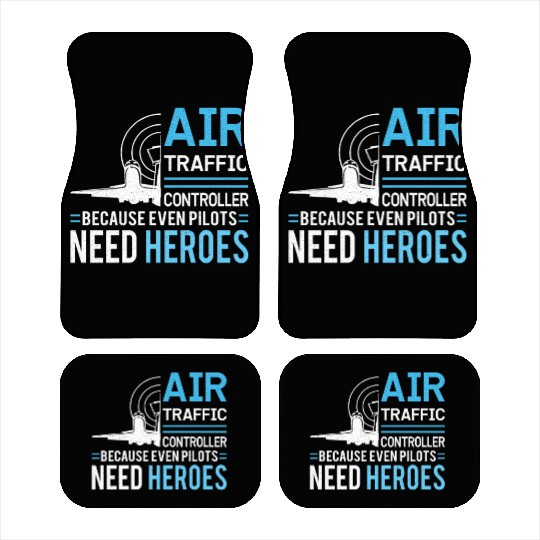 Air Traffic Controller Aircraft Flight Service Car Mats