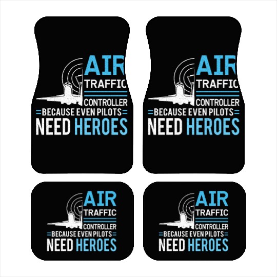 Air Traffic Controller Aircraft Flight Service Car Mats