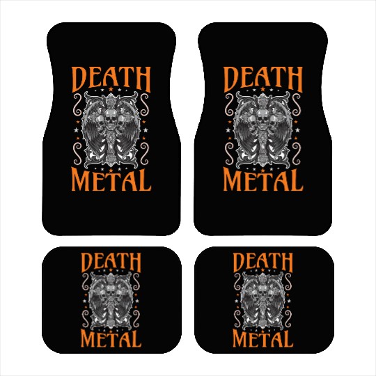 Goth Satan Rock Festivals Black Heavy Death Metal Car Mats