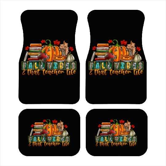 fall Vibes That Teacher Life Car Mats
