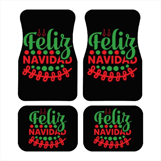 Feliz Navidad Car Mats