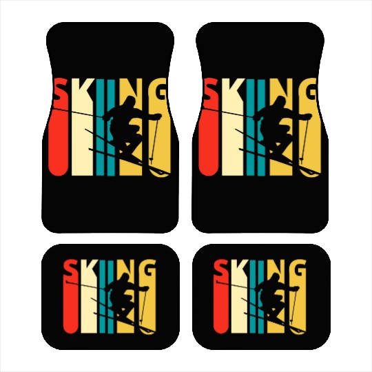 Skiing Car Mats
