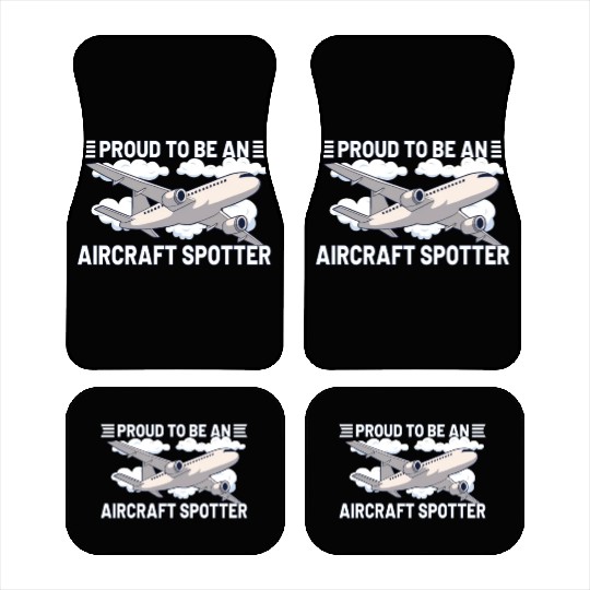 Aircraft Spotting Airplane Aircraft Spotter Car Mats
