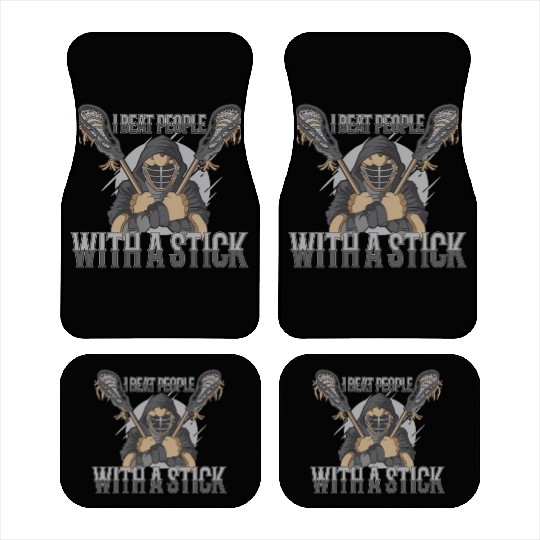 Lacrosse Player Lacrosse Coach Lax Player Sports Car Mats