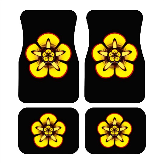 Lily Flower For family and friends Car Mats