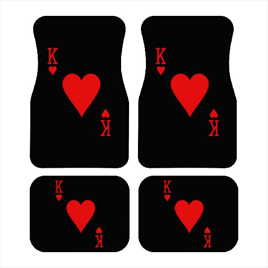 King Of Hearts Matching Couple Saint Valentine's D Car Mats