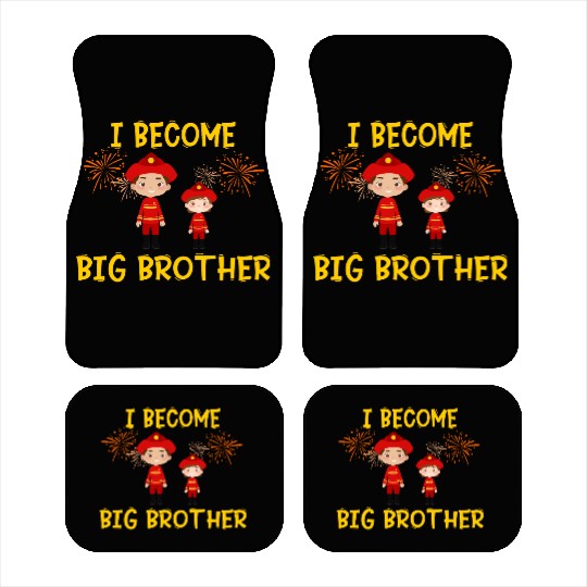 Big brother fire truck fireman Car Mats