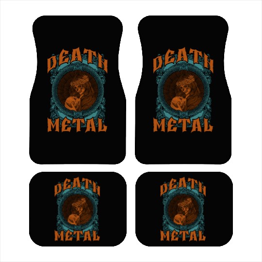 Goth Rock Satan Unicorn Festivals Death Metal Car Mats