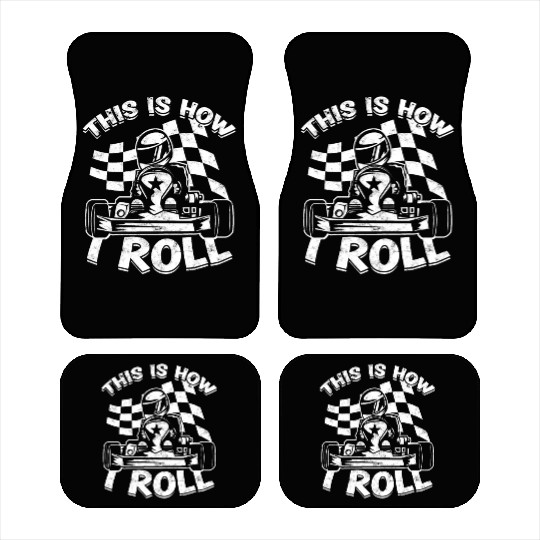 Go Kart Racer Pit Crew Car Racing Karting Car Mats