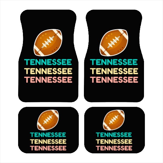 Tennessee Game Day , Retro Tennessee Car Mats.