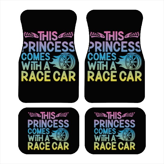 Drag Racing Race Car Girl This Car Mats