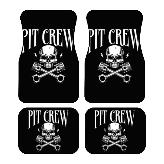 Drag Racing Race Car Pit Crew Car Mats