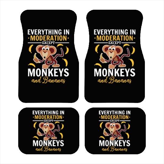 Orangutan Monkey Chimpanzee Monkey Lover - Funny M Car Mats