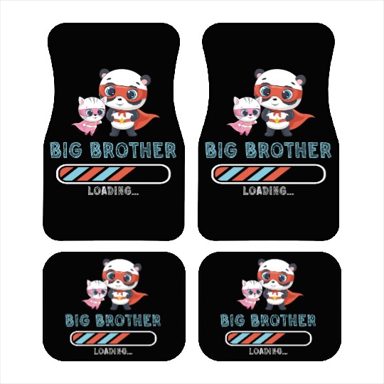 Big brother super hero panda cat 2023 Car Mats